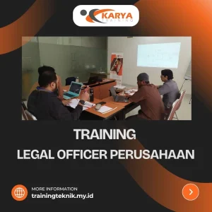 TRAINING LEGAL OFFICER PERUSAHAAN training legal officer perusahaan